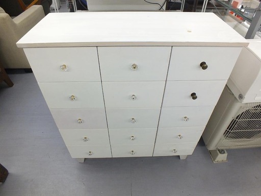 ５段 チェスト 白 木製 タンス 収納