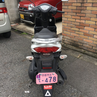 スズキ　新型アドレス110 ワンオーナー　おまけ付きの画像