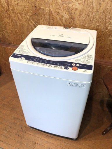【管理KRS116】TOSHIBA 2012年 AW-60GK 6.0kg 洗濯機