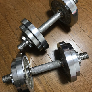 ダンベル 10Kg 2個 ＋1000円で腹筋ローラーもお付けします☆
