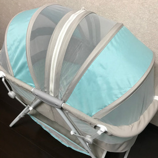 蚊帳付き ミニベビーベッド (ペット避け)
