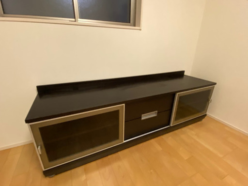 IDC大塚家具テレビボードW1800無垢突板ウレタン塗装