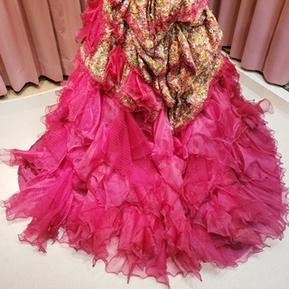 濃ピンク♡カクテルドレスの画像