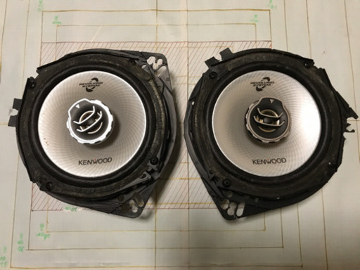KENWOOD フルレンジ(ウーファーとしても使えます)スピーカー2個