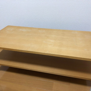 【引き取り限定】無印良品 スチールパイプAVラックの画像