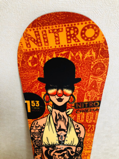 ナイトロ  シネマ2015 153cm スノーボード板