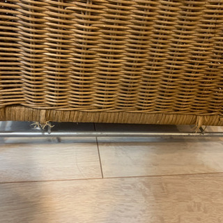 ラタン調チェスト　３段の画像