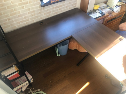 【値下げしました】L字型デスク