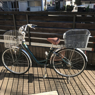 シティーサイクル　ママチャリ　26インチ　アルミフレーム　3段変...
