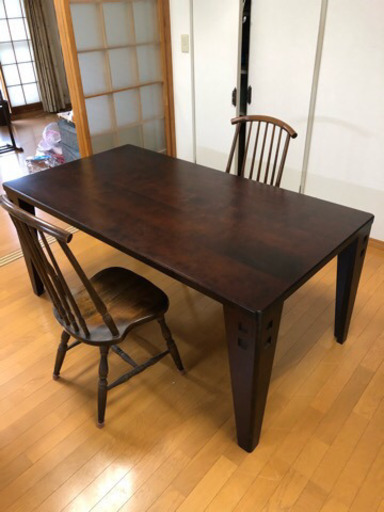 一枚物ダイニングテーブル