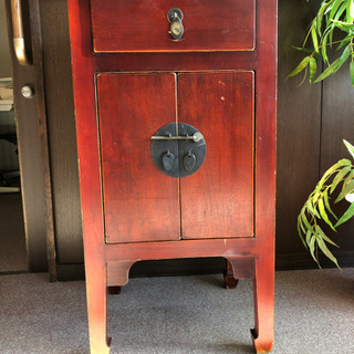 ◆アジアン レトロ◆ナイトテーブル　お洒落テーブルの画像