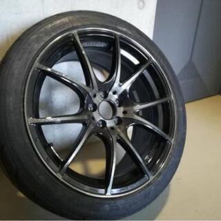軽量ホイール４本セット  235/40/R18/P.C.D100 （タイヤはおまけ。NANKANG NS-2R / Weds Sports SA-10R）の画像