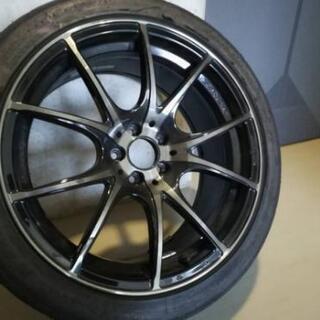 軽量ホイール４本セット  235/40/R18/P.C.D100 （タイヤはおまけ。NANKANG NS-2R / Weds Sports SA-10R）の画像
