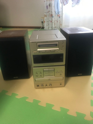 新品、未使用のCD MDコンポ　DENON