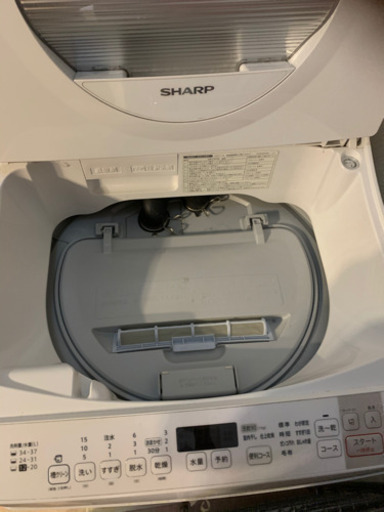 シャープ15年式洗濯乾燥機