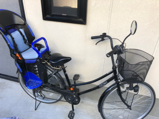 チャイルドシート付き　自転車