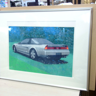 南12条店 希少 HONDA/ホンダ NSX 小川高功 初代ホンダNSX リトグラフ セリグラフ/シルクスクリーン「薫」147/300