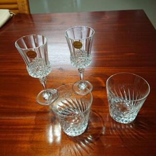 クリスタルカット、ロック&ワイングラス
