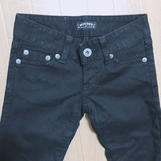 moussy ブラックパンツの画像