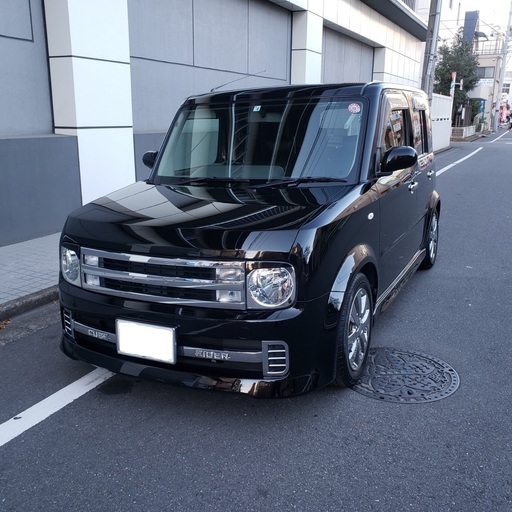 値下げ！！　Ｈ２６年式　キューブ　５万キロ　ナビ・ＴＶ・ＥＴＣ・革シート　車検付 H26年 キューブ コダワリセレクション ナビ・TV・ETC