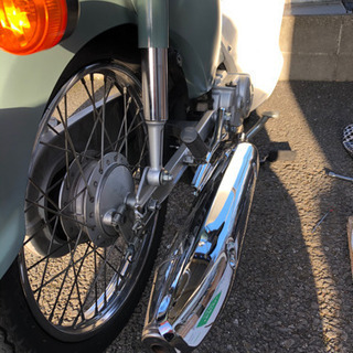 カブ125cc純正マフラーの画像