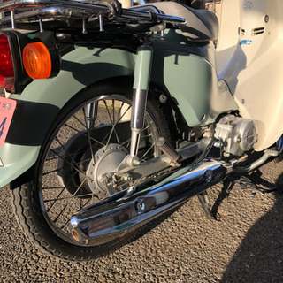 カブ125cc純正マフラーの画像