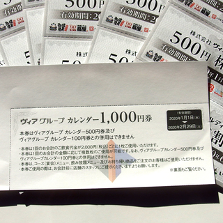 総計16,000円分 ヴィアホールディングス 株主割引券 株主優待券 扇屋 備長扇屋 パステルの画像
