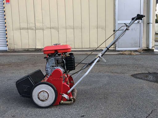 整備済 使用頻度少ない美品 バロネス 共栄社 自走式 3.4馬力 芝刈機 リールモア LM40B 取説も見れる 現物確認 初期不良対応OK