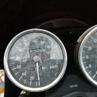 規制前45馬力のバリオス 250cc ZR250　四気筒エンジン　実働走行中の画像