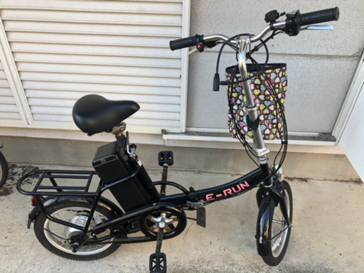 最終値下げ　アクセル付き　フル走行　折り畳み電動自転車