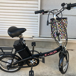 最終値下げ　アクセル付き　フル走行　折り畳み電動自転車