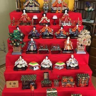 雛人形 7段 (京極 寿翁作)