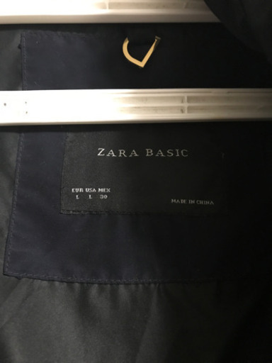 ①ZARA レディース　ロングダウン　Lサイズ