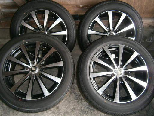 早者勝!!　ほぼ新品タイヤ  ヨコハマ 製造0119＋アルミホイール４本セット　アルファード・ヴォクシー等に