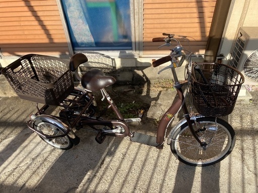 人気の三輪自転車シルバー