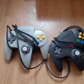 任天堂64本体とカセットセットの画像