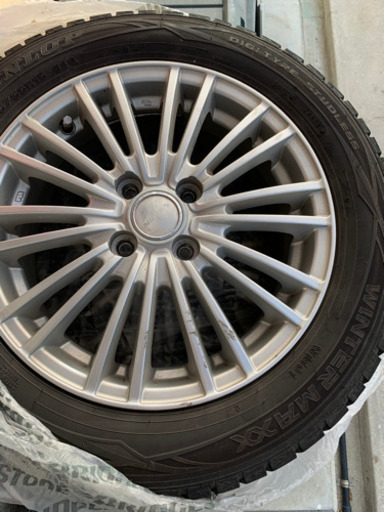 ダンロップ スタッドレス タイヤ 175/65R15 84Q ウインターマックス X4916 4本セット ホイール付