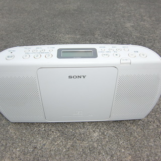 SONY ZS-E20CP CDラジオ ホワイト AM/FM M...