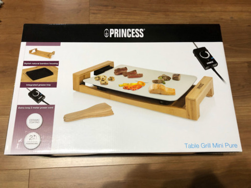 新品未使用［PRINCESS］ TableGrillMiniPure／テーブルグリルミニピュア　103035
