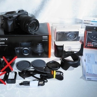 【美品】　ソニー α6400 高倍率ズームレンズキット ミラーレ...