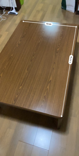 美品 コタツテーブル