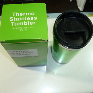 ステンレスタンブラーとスープポットのセットの画像