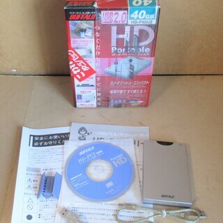☆バッファロー BUFFALO HD-P40U2 40GB 外付...