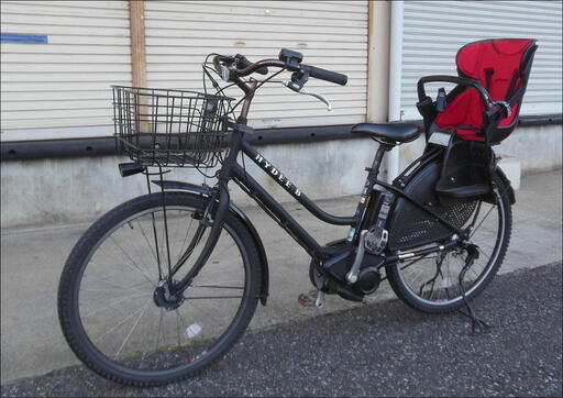 【値下げいたしました！】★★　人気車種！【ブリジストン　ＨＹＤＥＥ．Ｂ】　高容量6.6Ahリチウムバッテリー！　専用リアチャイルドシート装備！　お正月期間のお取引歓迎！　お届け可能です！　★★