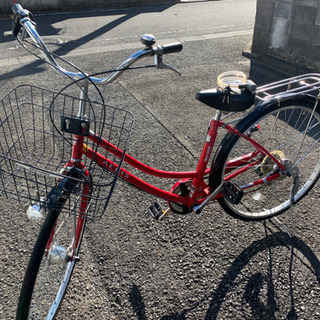 ★自転車　赤　26インチ