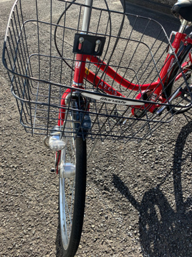 ★自転車　赤　26インチ