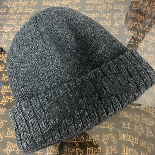 supreme×newera ビーニー ニット帽 ニットキャップ