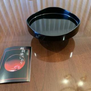越前塗 盛皿 直径18cm 高さ7cmの画像