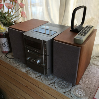 SONY 木目調　コンポ　CMT-J500