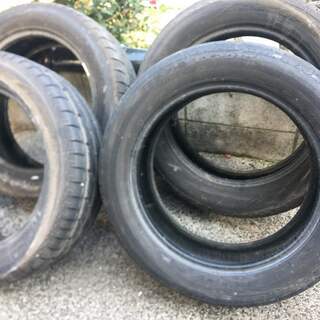 【山5割以上】ブリジストンサマータイヤ215/55R17【中古】